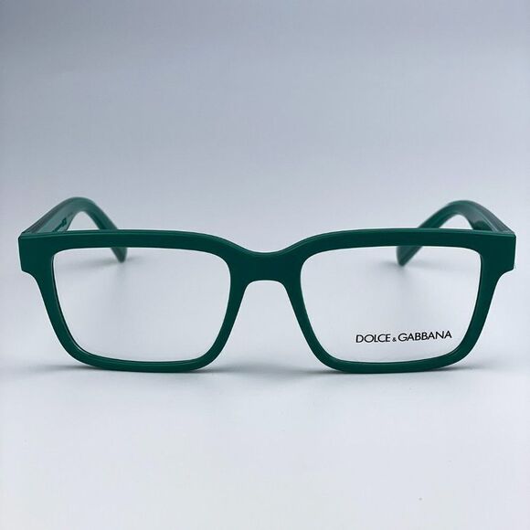 NEW D&G DG5102 3311 Crystal Green Rectangle Unisex Eyeglasses - Picture 4 of 13